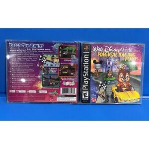 Walt Disney World Quest Magical Racing Tour Sony PlayStation PS1 Disney